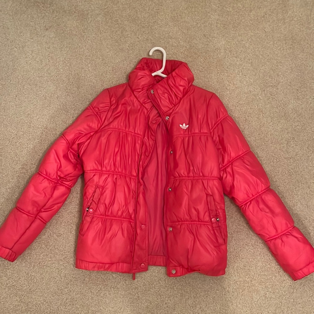 Barbie Pink Adidas Puffer